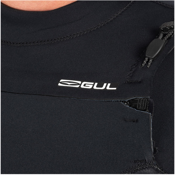 2024 Gul Y39 Yamamamoto Til Mænd 3/2mm Chest Zip Våddragt Ym1201-c1 - Sort / Ripstop